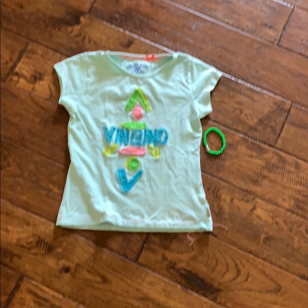 Vingino  T shirt girls size8 from Italy & bracelet